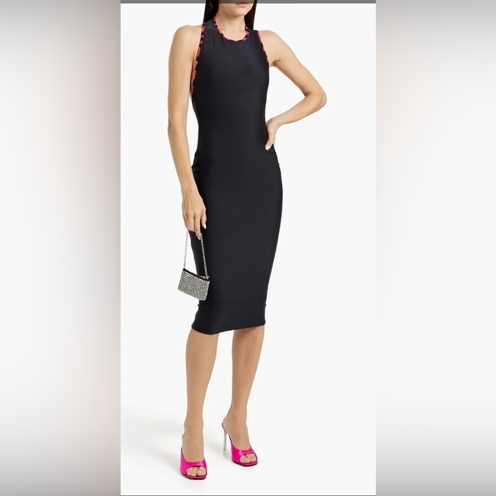 EMILIO PUCCI
Openback Stretchjersey Midi Dress